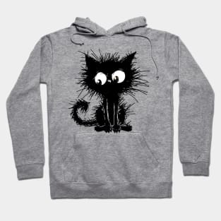 black cute kitten Hoodie